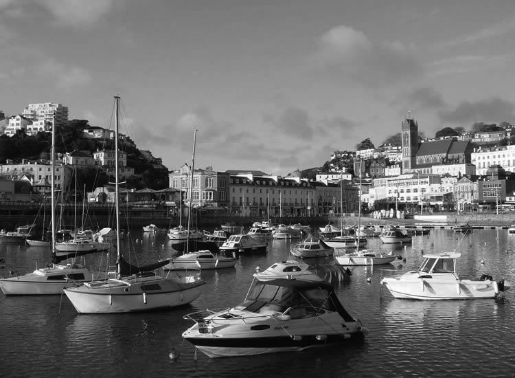 view of torquay harbour